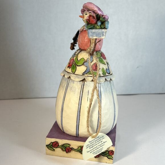 Jim Shore Heartwood Creek Snow Woman Winter Blossoms Figurine 2008 #4010358 - Picture 11 of 15